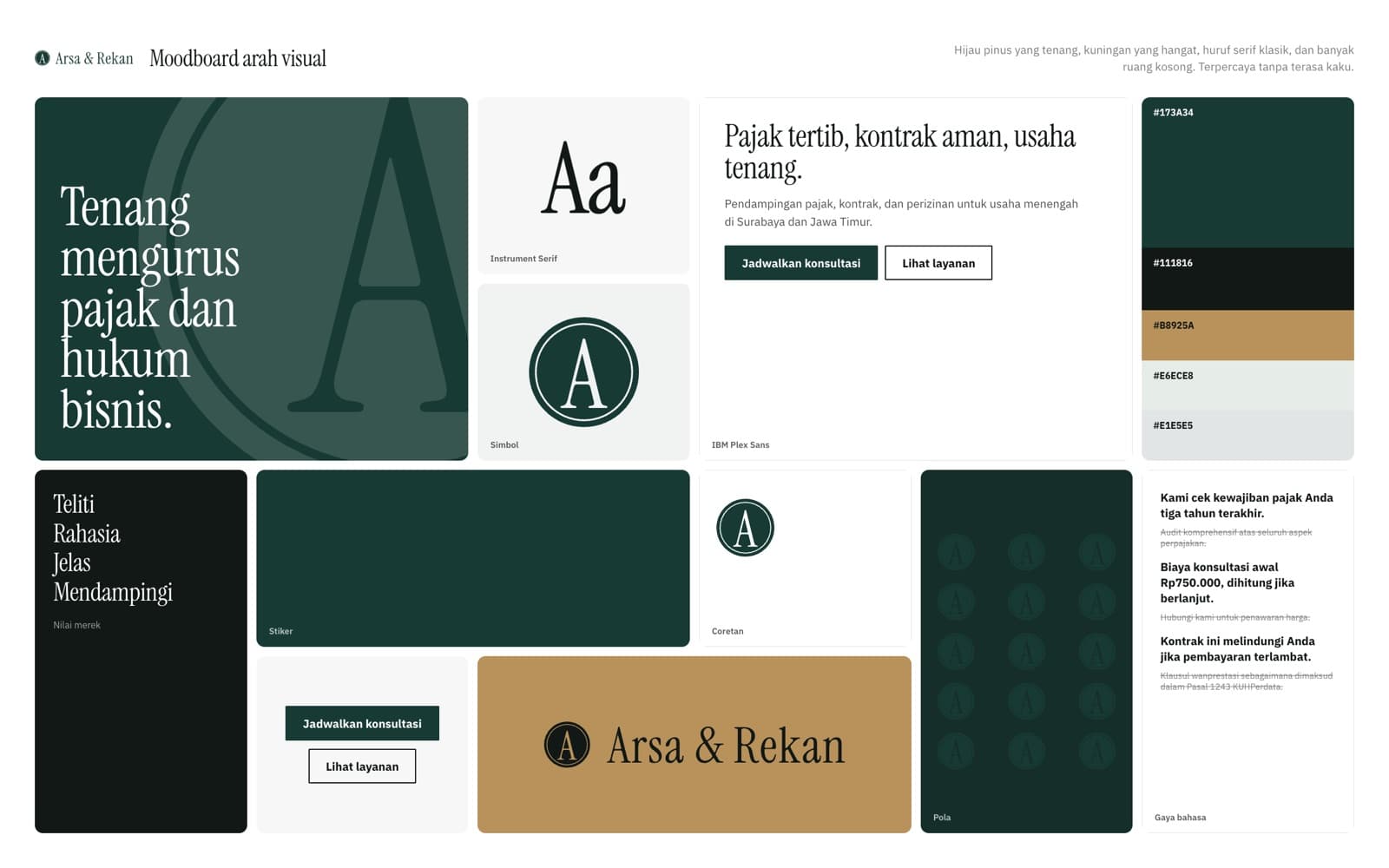 Moodboard Arsa & Rekan